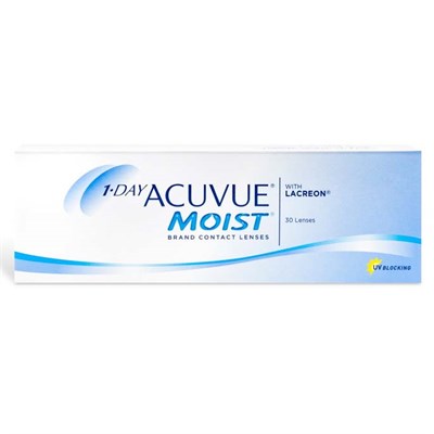 Контактные линзы 1 Day Acuvue Moist 30 1 Day Acuvue Moist 30 - фото 5902855