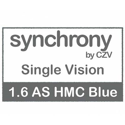 Очковые линзы 1.6 AS Synchrony Single Vision HMC Blue 1.6 AS Synchrony SV HMC Blue - фото 6191144