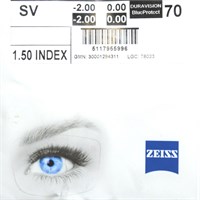 Очковые линзы 1.5 ZEISS Single Vision DV Blue Protect UV 1.5 ZSV DV Blue Protect UV