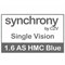 Очковые линзы 1.6 AS Synchrony Single Vision HMC Blue - фото 4252760